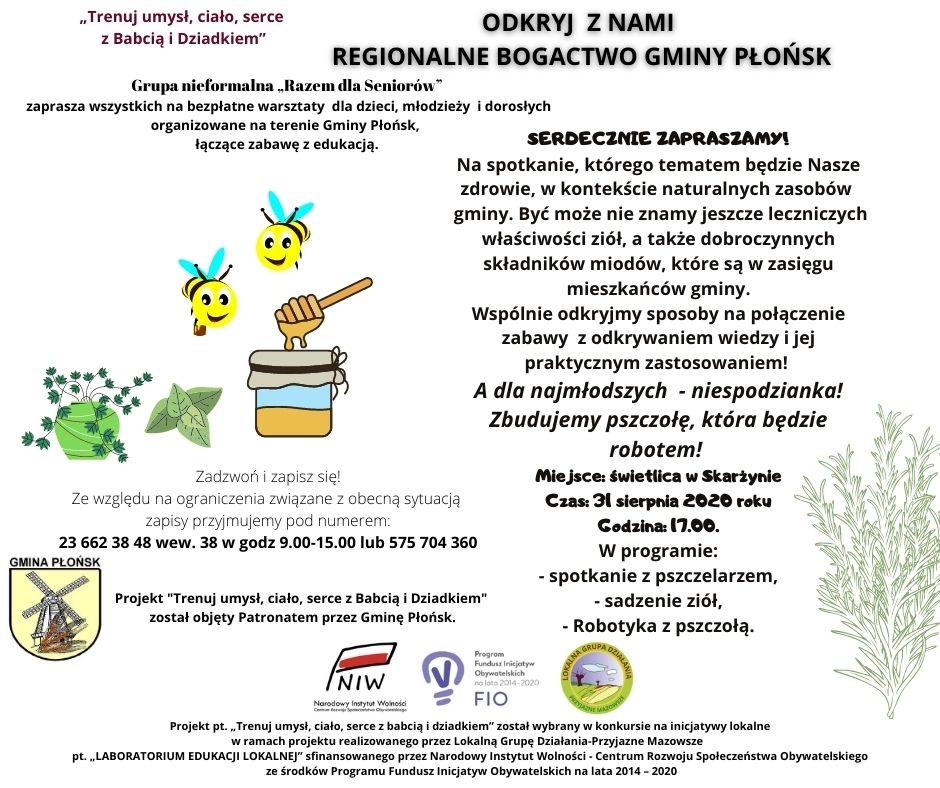 Plakat 3 zioła 31.08.2020